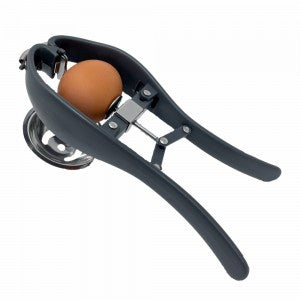 stainless steel egg cracker and separator tool.